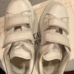 Unisex Alexander McQueen sneakers with double Velcro $tylish!